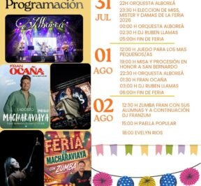 Feria de Macharaviaya del 31 de julio al&hellip;